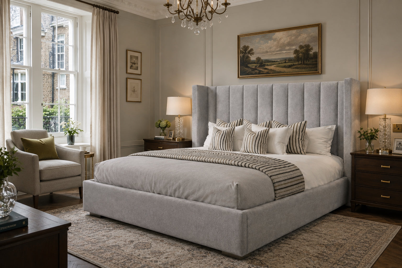 Pure Wingback Bed