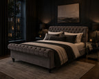 Chesterfield Sleigh Bed