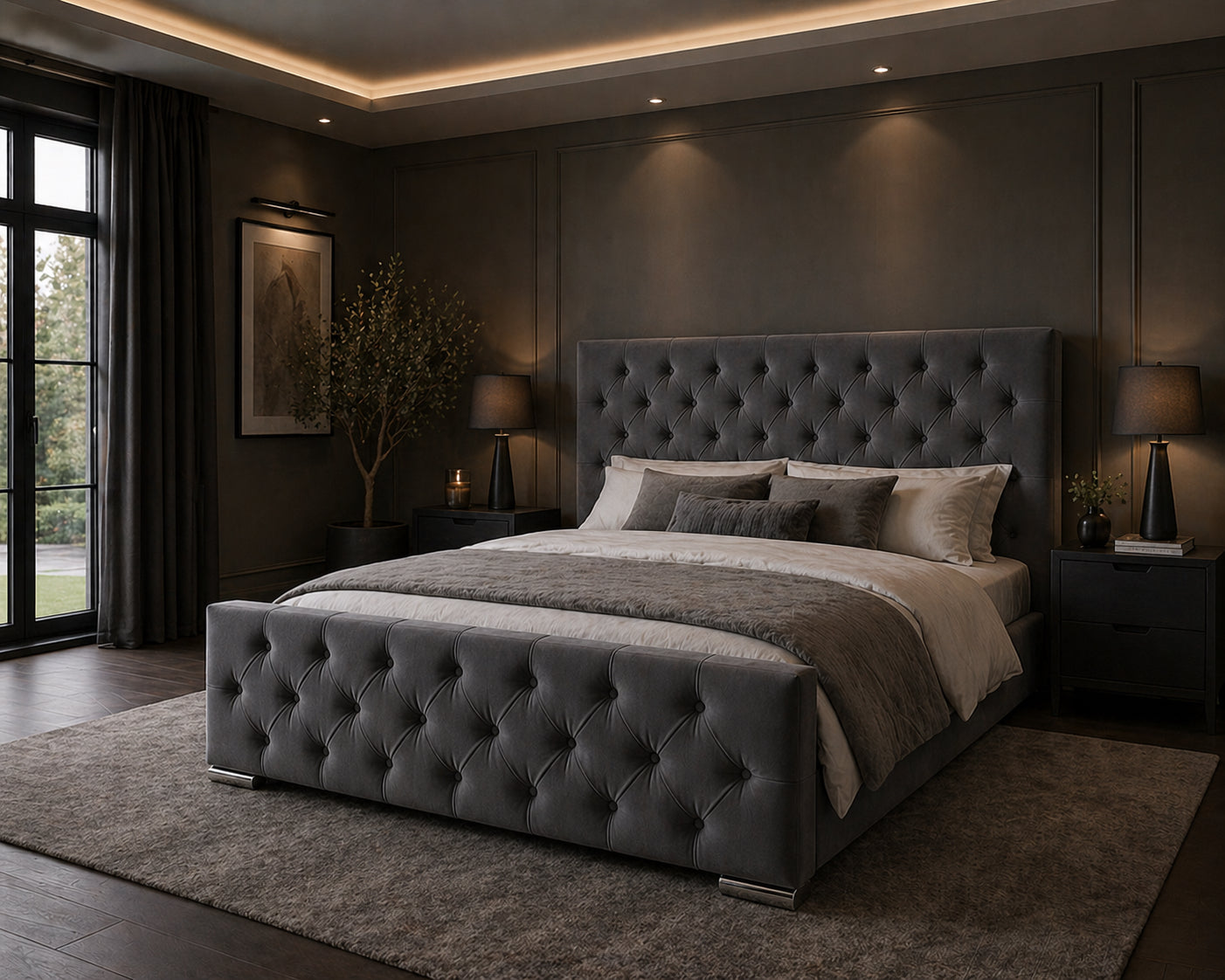 Oasis Plush  Soft Matte Charcoal