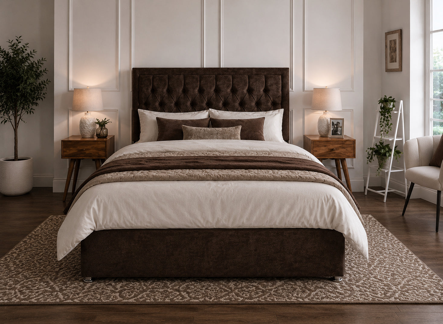 Pebel Bed Soft Matte Charcoal