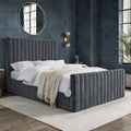Savoy Wingback Plush Bed | Crushed Velvet