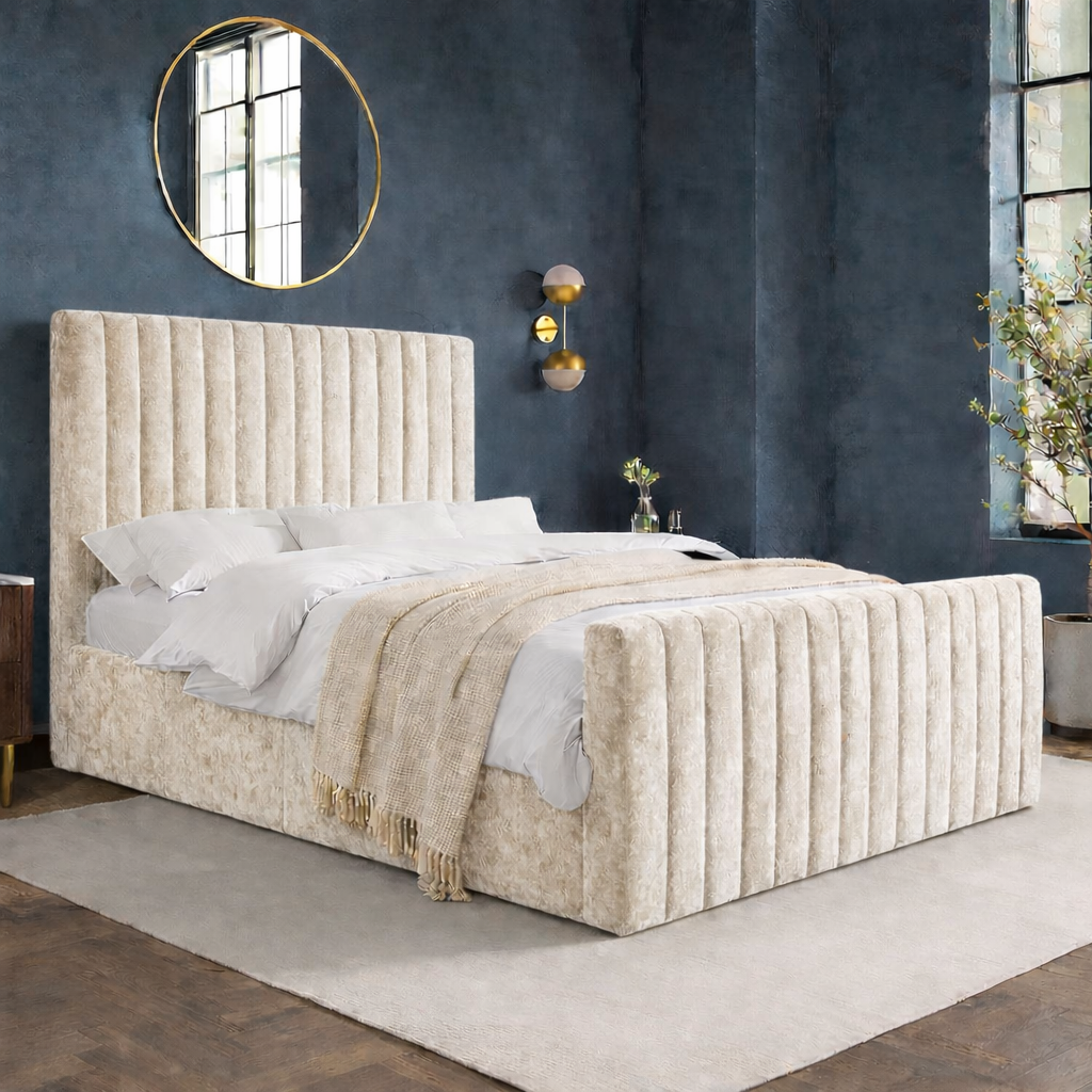 Madison Plush Bed | Crushed Velvet
