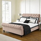 Chesterfield Sleigh Bed