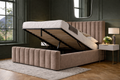 Harvey Wingback Ottoman Storage Bed