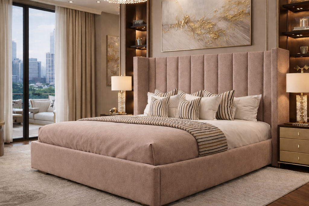 Pure Wingback Bed