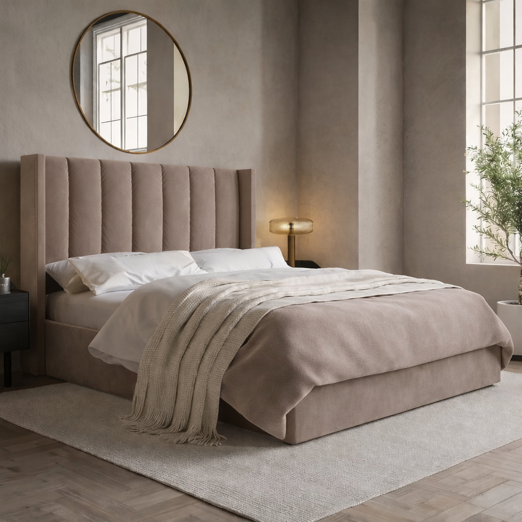 Savoy Wingback Bed